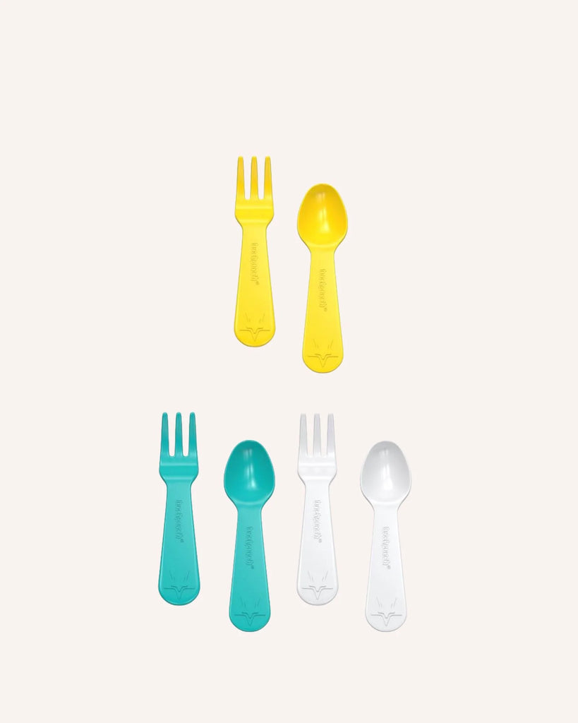 Montii Fork and Spoon Set - Yellow