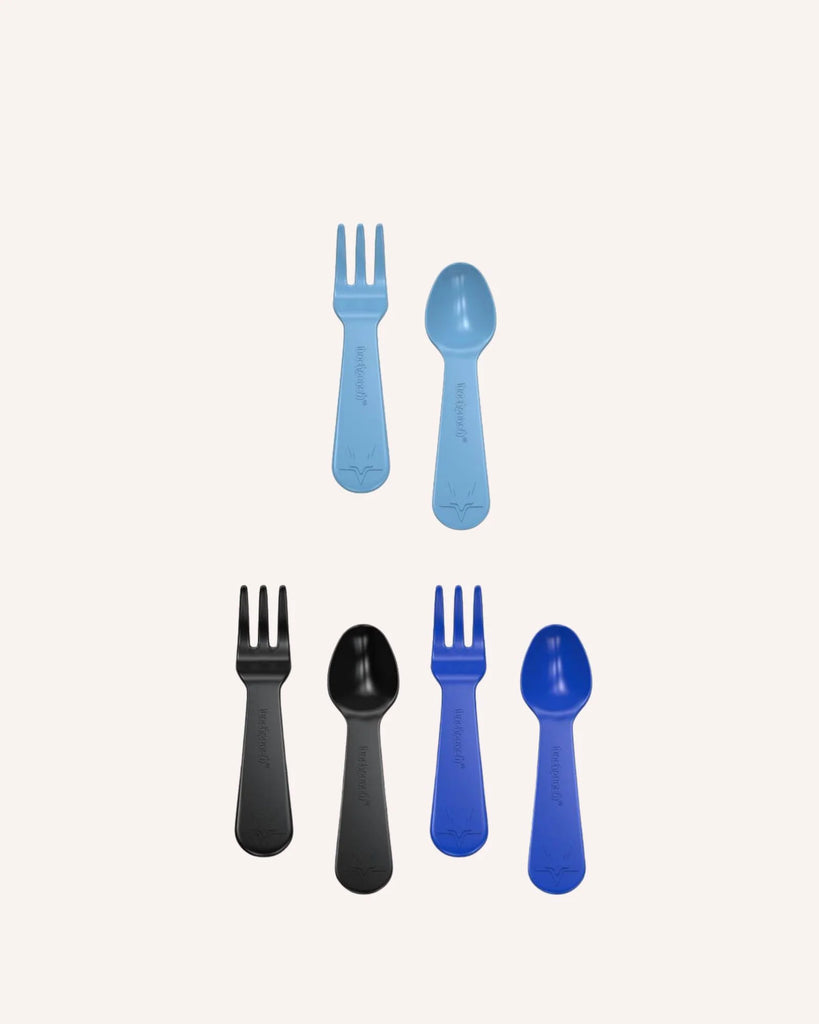 Montii Fork and Spoon Set - Blue