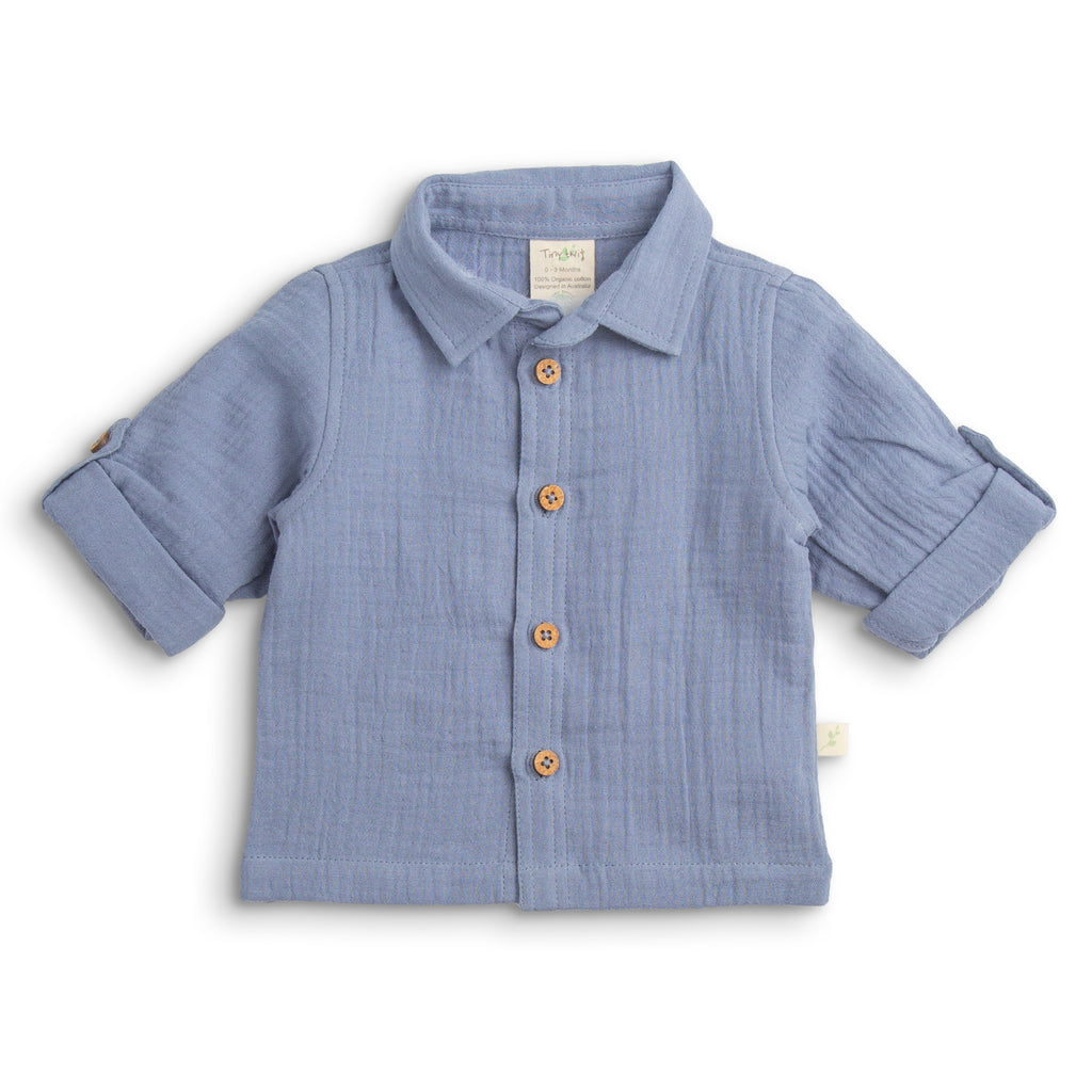 Tiny Twig Roll Up Shirt - Tempest