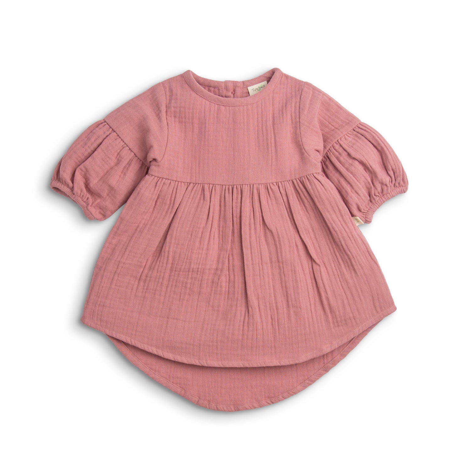 Tiny Twig Balloon Dress - Rose