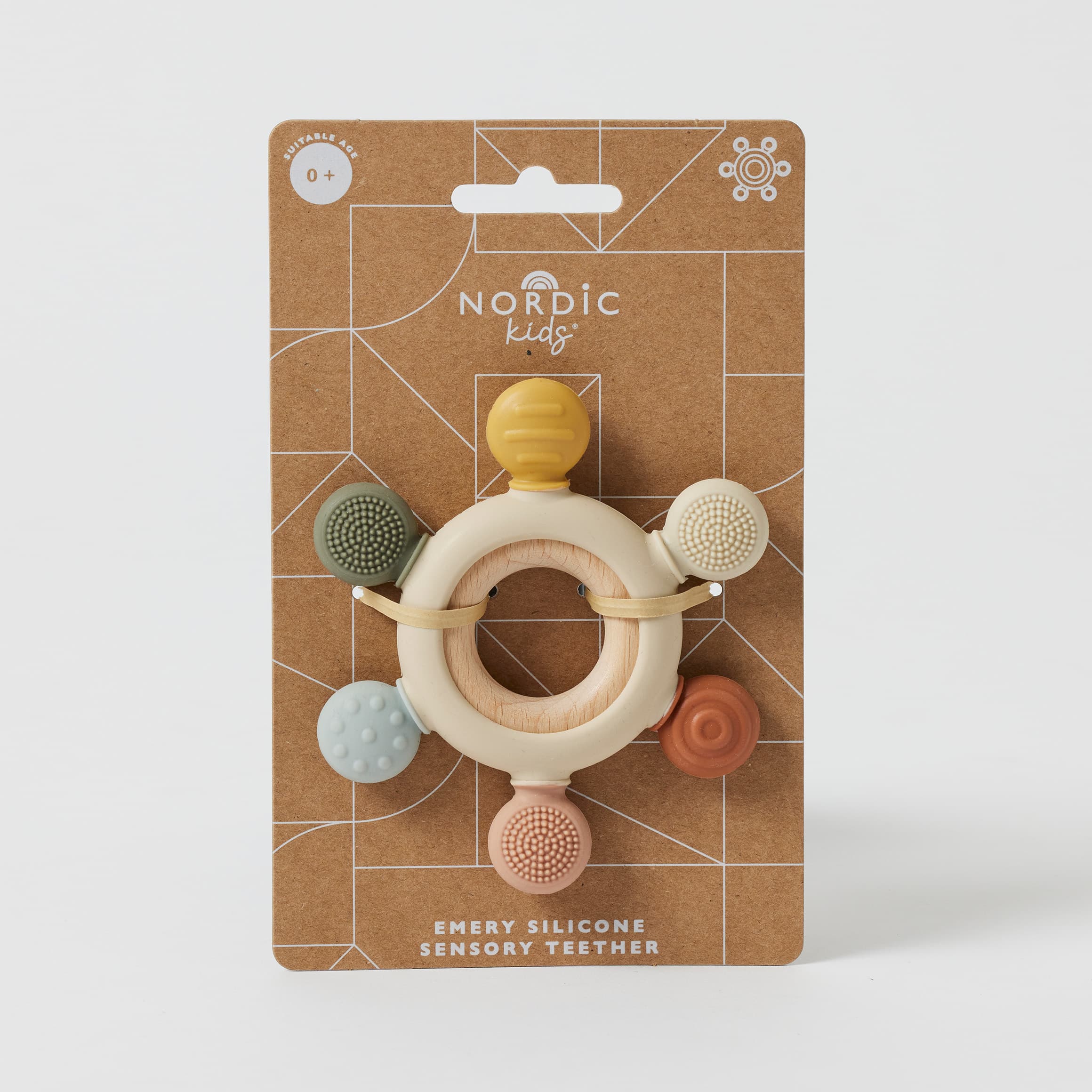 Pilbeam Living Emery Silicone Sensory Teether