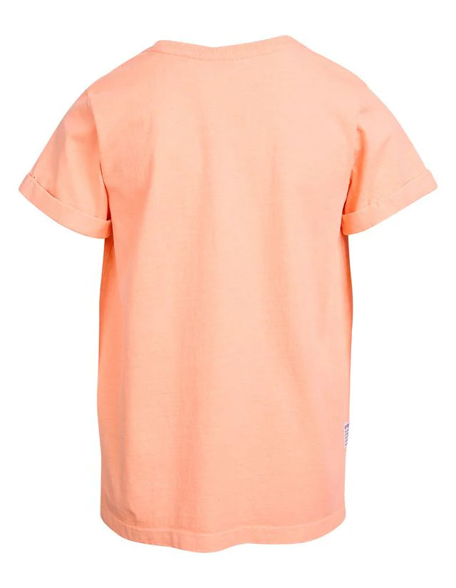 Eve Girl Washed Tee - Peach