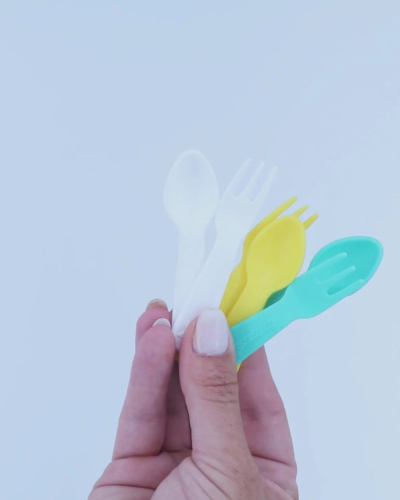 Montii Fork and Spoon Set - Yellow