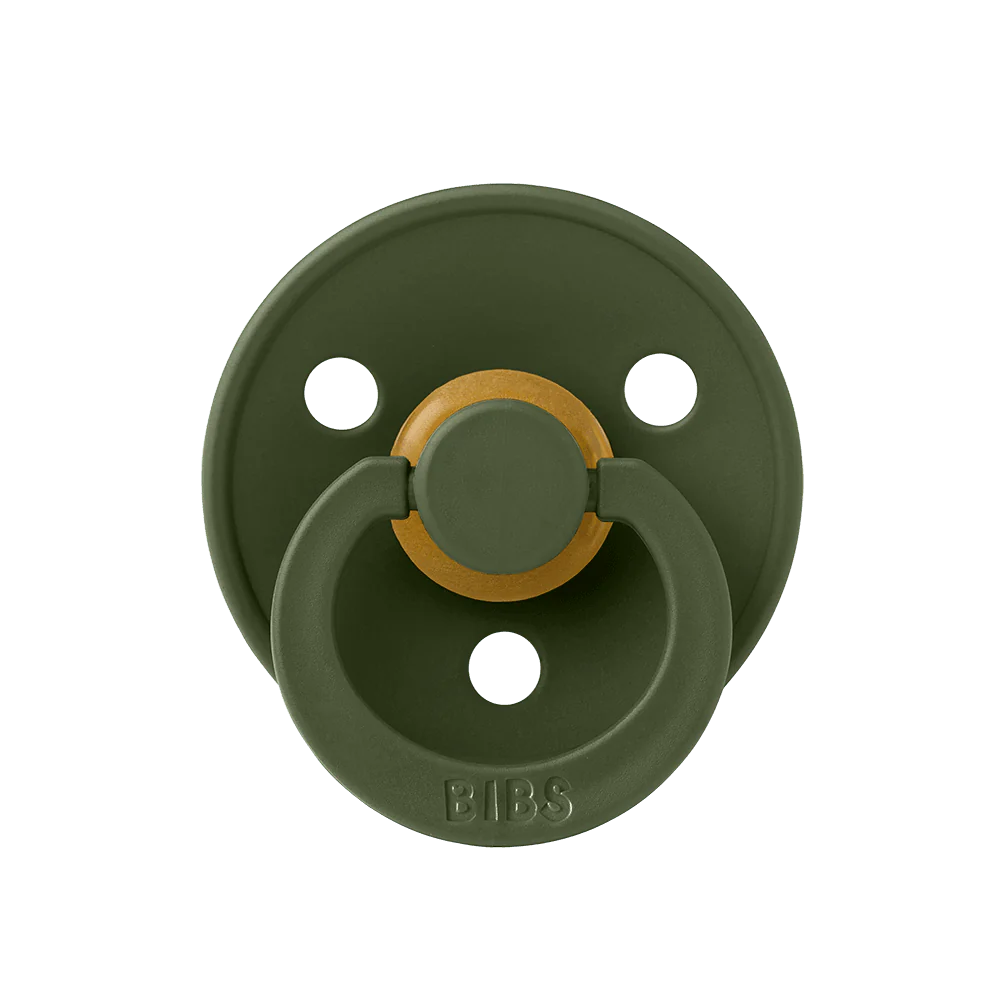 Bibs Pacifier 2 Pack Hunter Green Laurie Claire Kids