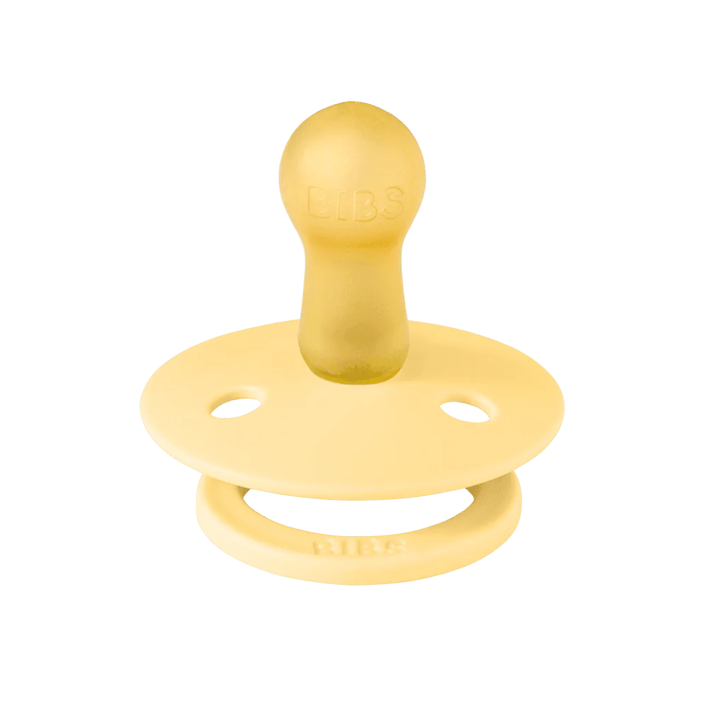 Bibs Pacifier 2 Pack - Pale Butter/Petal