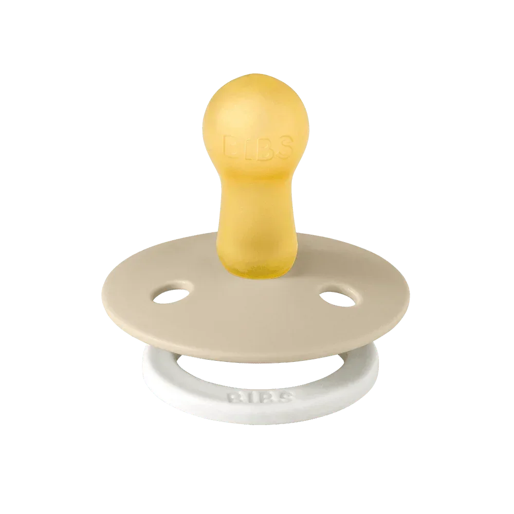 Bibs Pacifier 2 pack - Vanilla/Dark Oak Night Glow