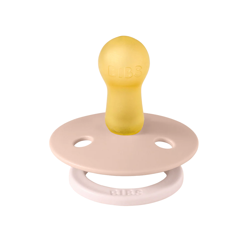 Bibs Fusion Colour Pacifier 2 Pack - Blush/Woodchuck Mix