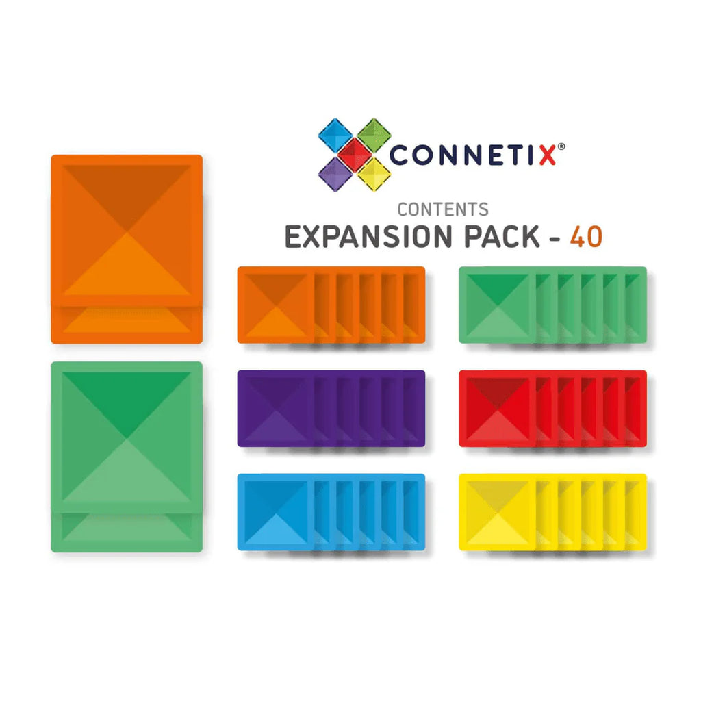 Connetix 42 pc Rainbow Square Pack