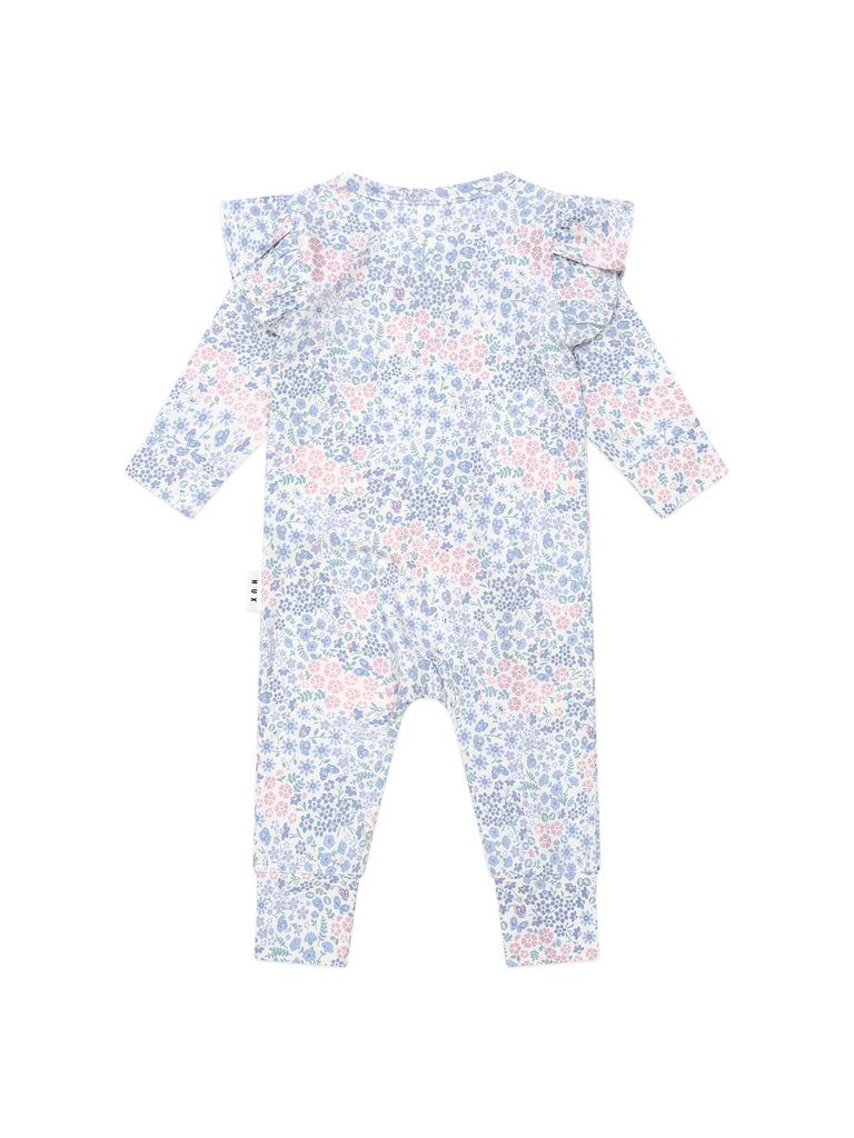Huxbaby Flower Garden Frill Romper