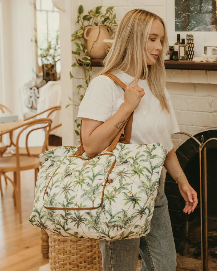 OiOi Fold-Up Tote - Tropical