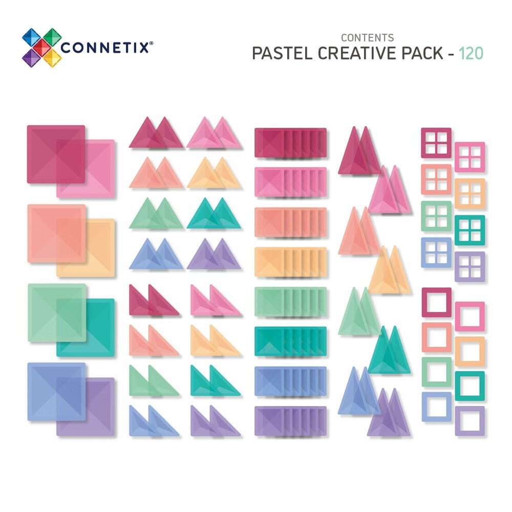 120 pc Pastel Creative Pack - Connetix