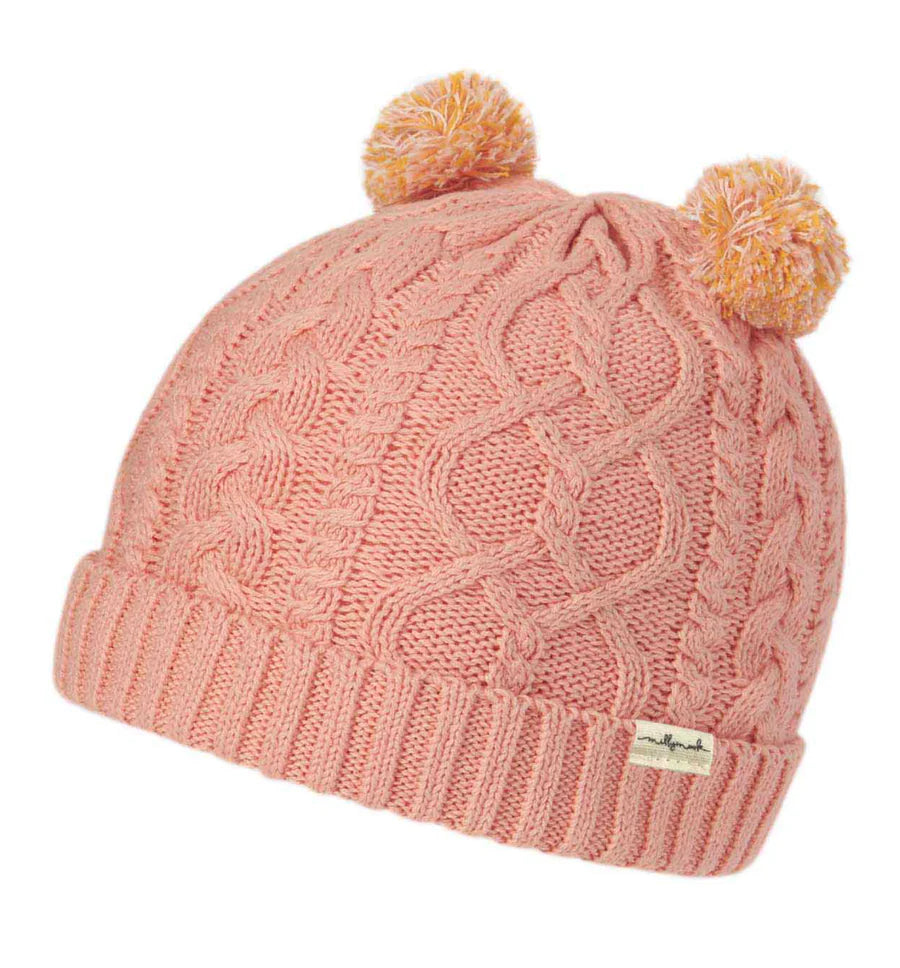 Millymook & Dozer Baby Girls Beanie - Aliza - Coral