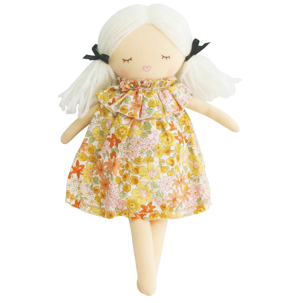 Alimrose Mini Matilda Asleep Awake 24cm - Sweet Marigold