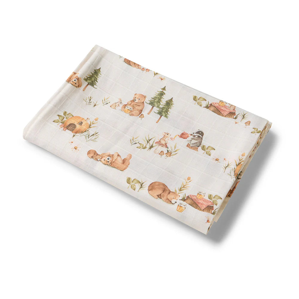 Snuggle Hunny Bears Organic Muslin Wrap