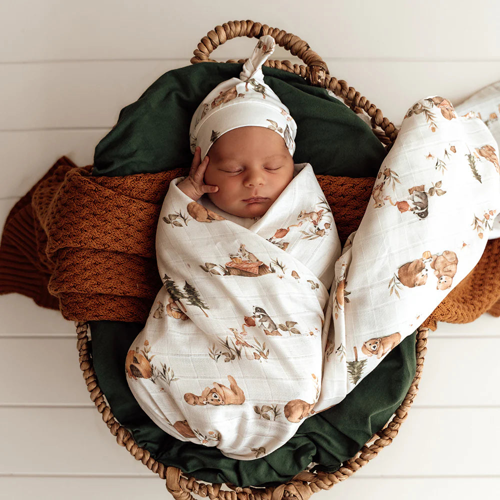 Snuggle Hunny Bears Organic Muslin Wrap
