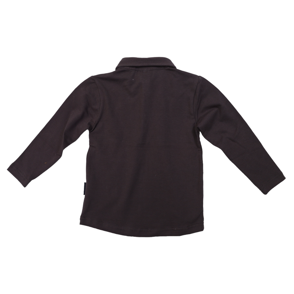 Korango Classic Long Sleeve Rugby Top - Charcoal