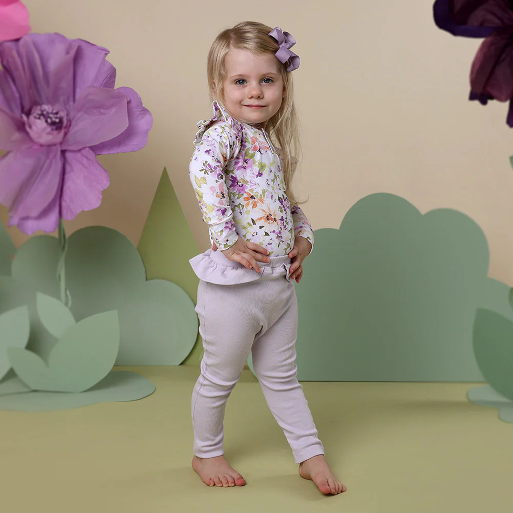 Snuggle Hunny Organic Frill Pants - Lavender