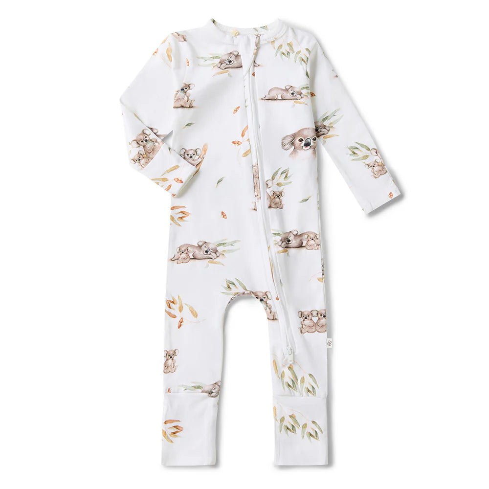 Snuggle Hunny Koala Organic Snugglesuit Convertible Romper