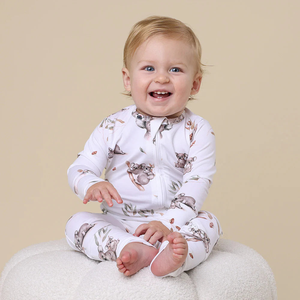 Snuggle Hunny Koala Organic Snugglesuit Convertible Romper