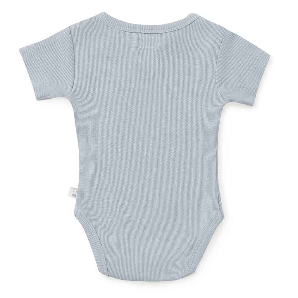 Snuggle Hunny Short Sleeve Organic Bodysuit - Zen
