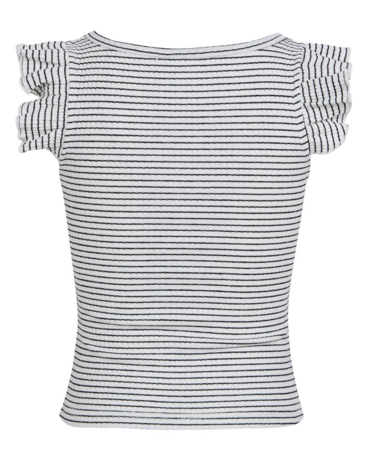Eve Girl Zoe Frill Tank - Stripe