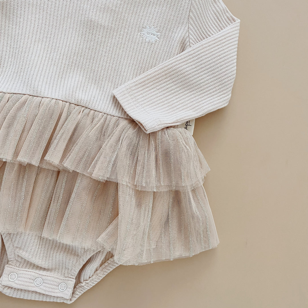 Kapow Kids Bisque Ballet Romper