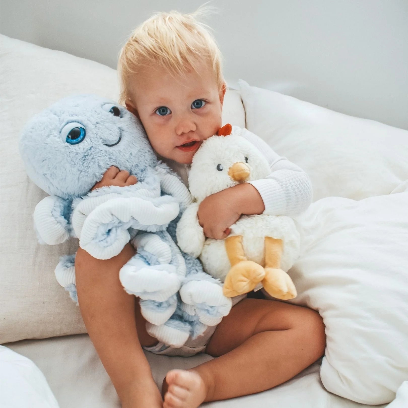 O.B Designs Reef Octopus - Soft Toy Blue