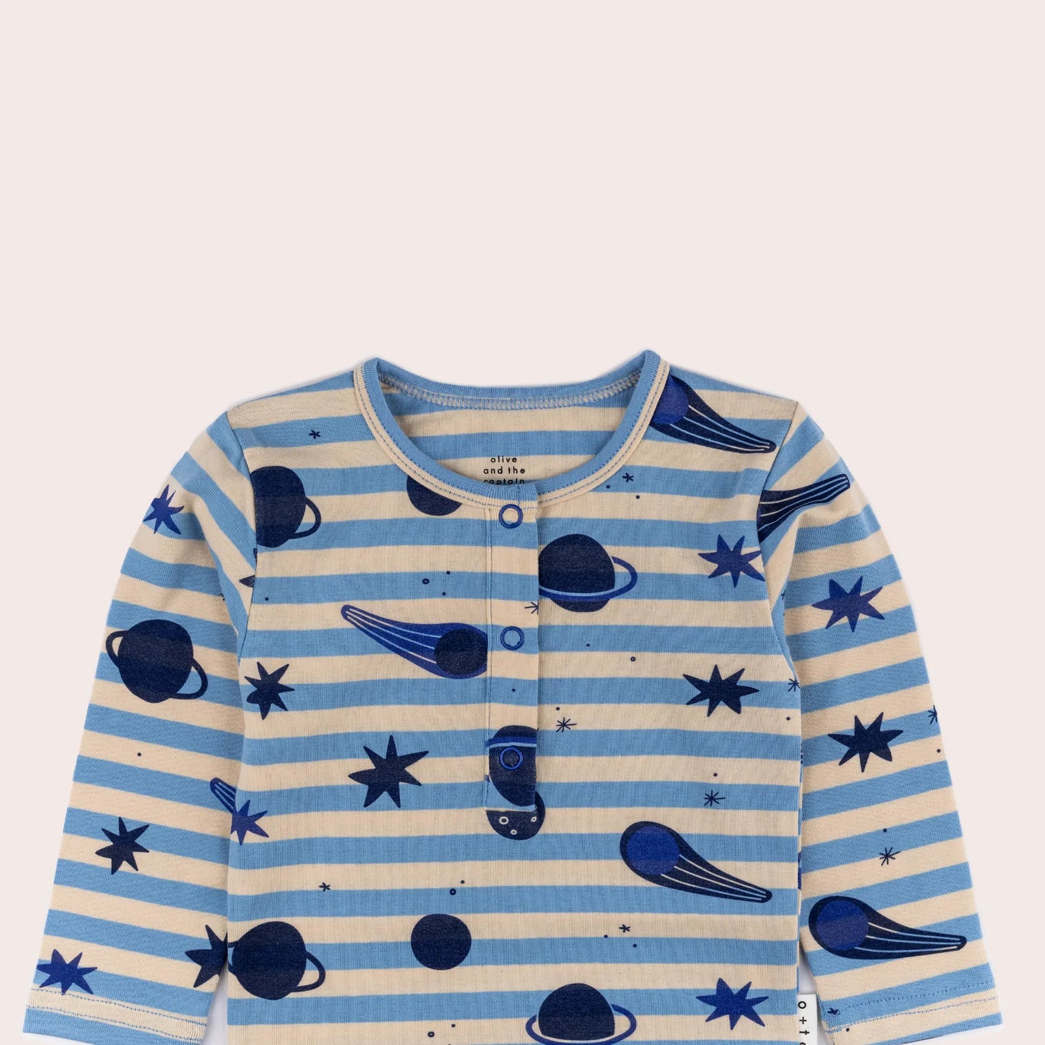 Olive and The Captain - Up in Space LS Bodysuit - Space