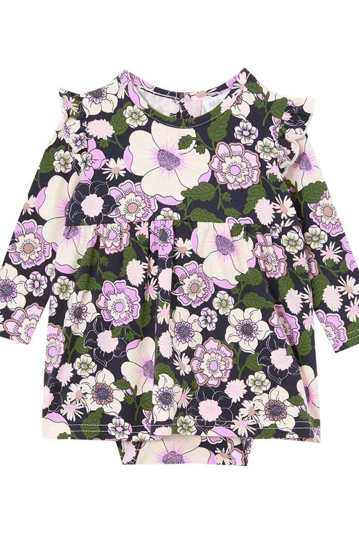 Milky Bellerose Frill Baby Dress - Multi