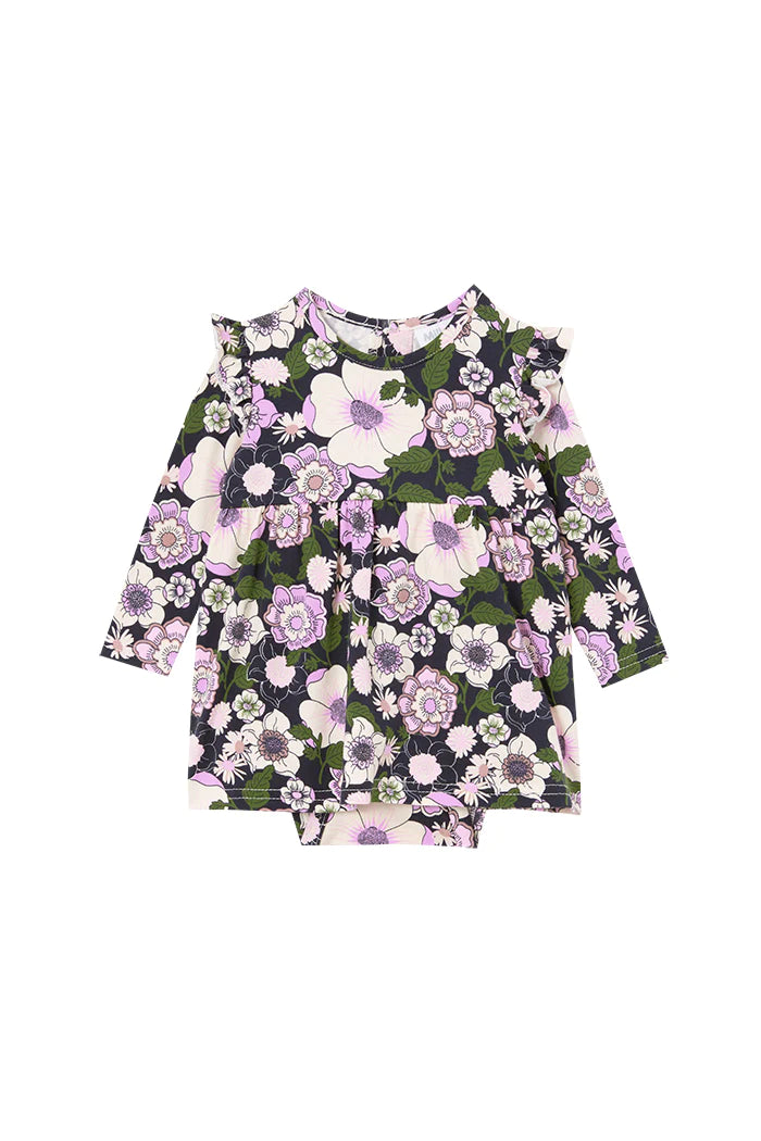 Milky Bellerose Frill Baby Dress - Multi