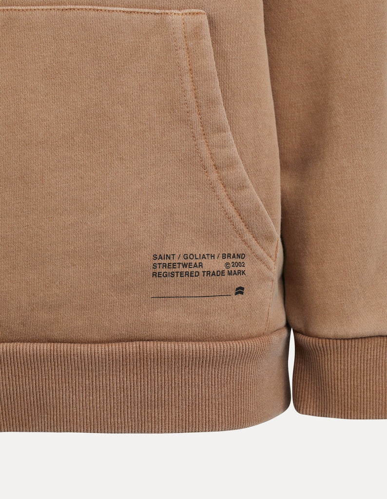 St Goliath Major League Hoody - Tan
