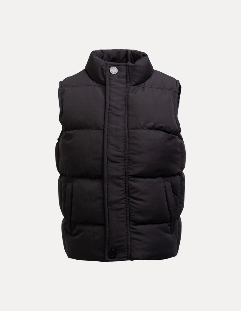 St Goliath Blackout Puffer Vest - Black