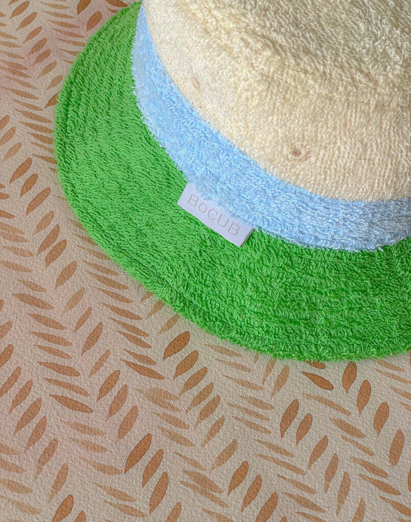 Bocub Tennis Terry - Apple/Sky/Vintage White