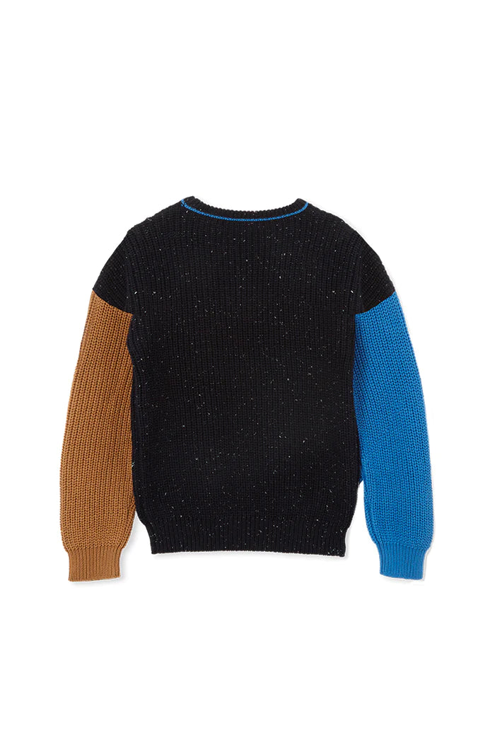 Milky Panel Knit Jumper - Multi