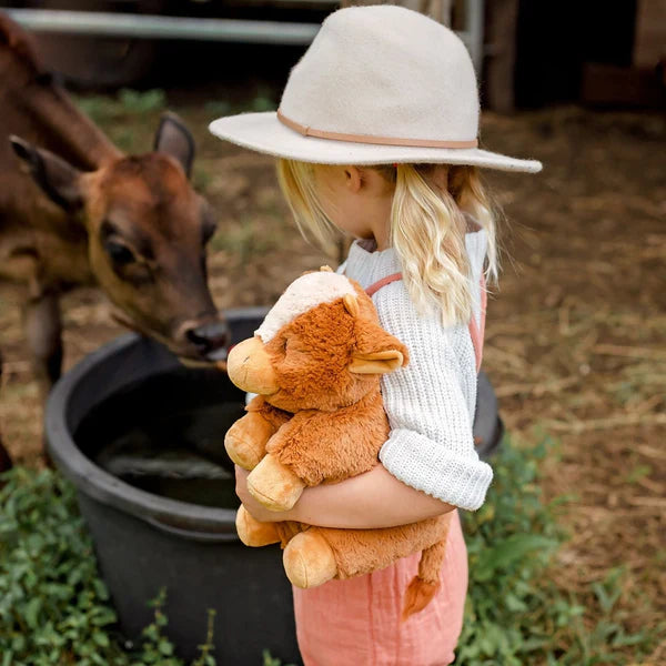 O.B Designs Billy Cow Soft Toy - Brown/White