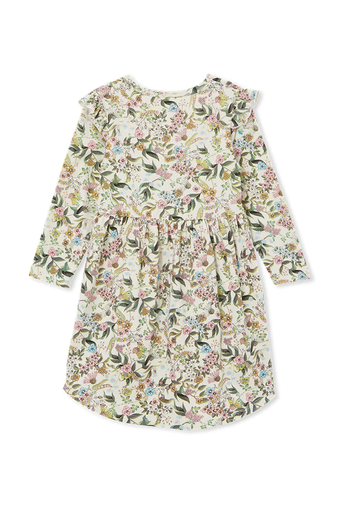 Milky Wildflower Hi-Lo Dress - Multi