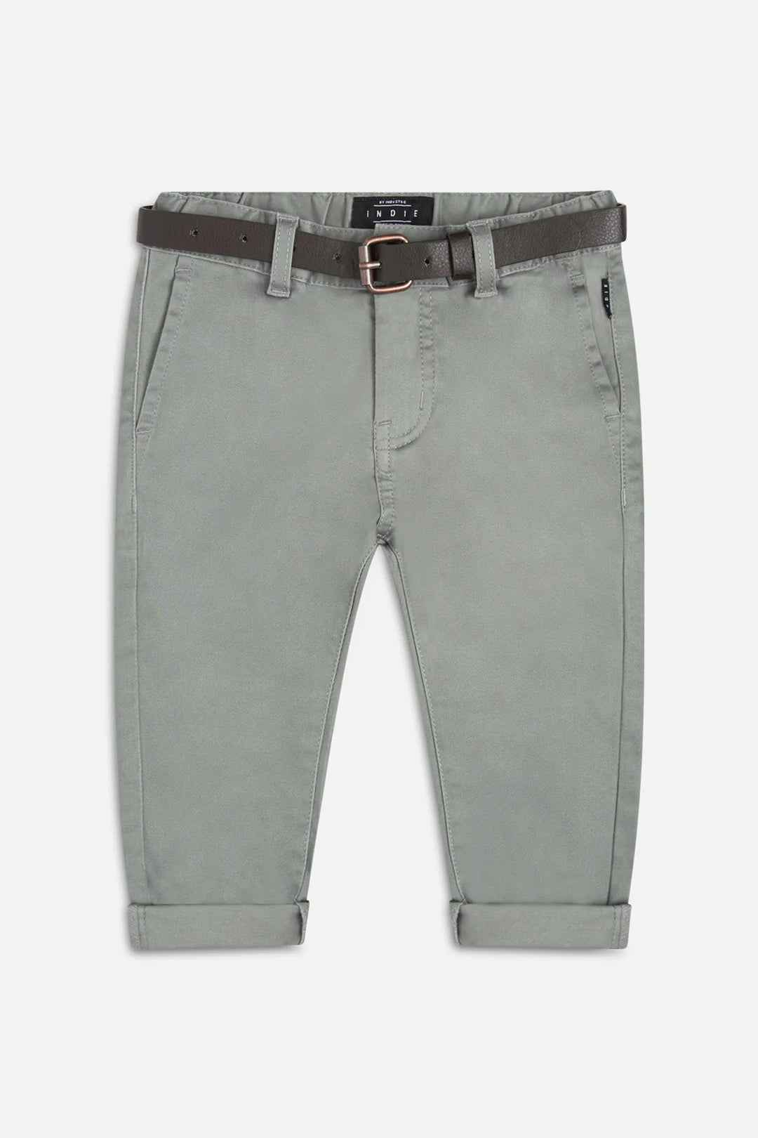Indie Kids Cuba Stretch Chino - Thyme (000-2 Years)