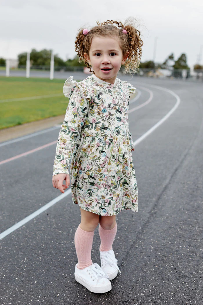 Milky Wildflower Hi-Lo Dress - Multi