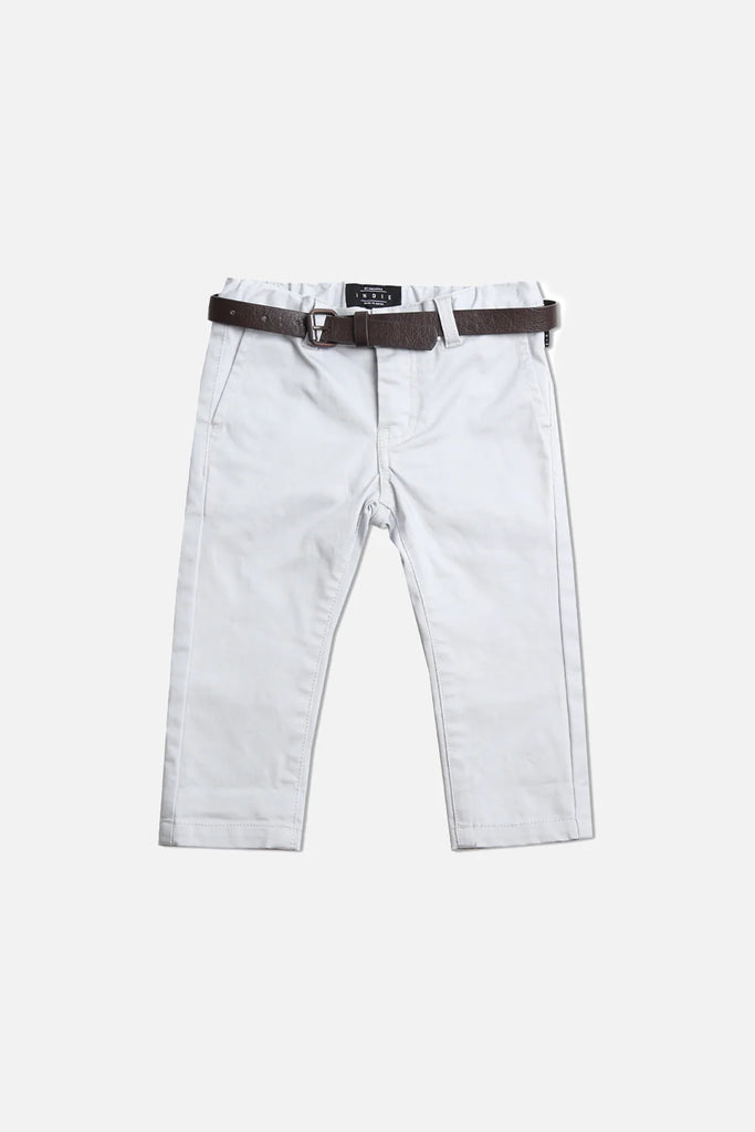 Indie Kids Cuba Stretch Chino - Ice (000-2 Years)