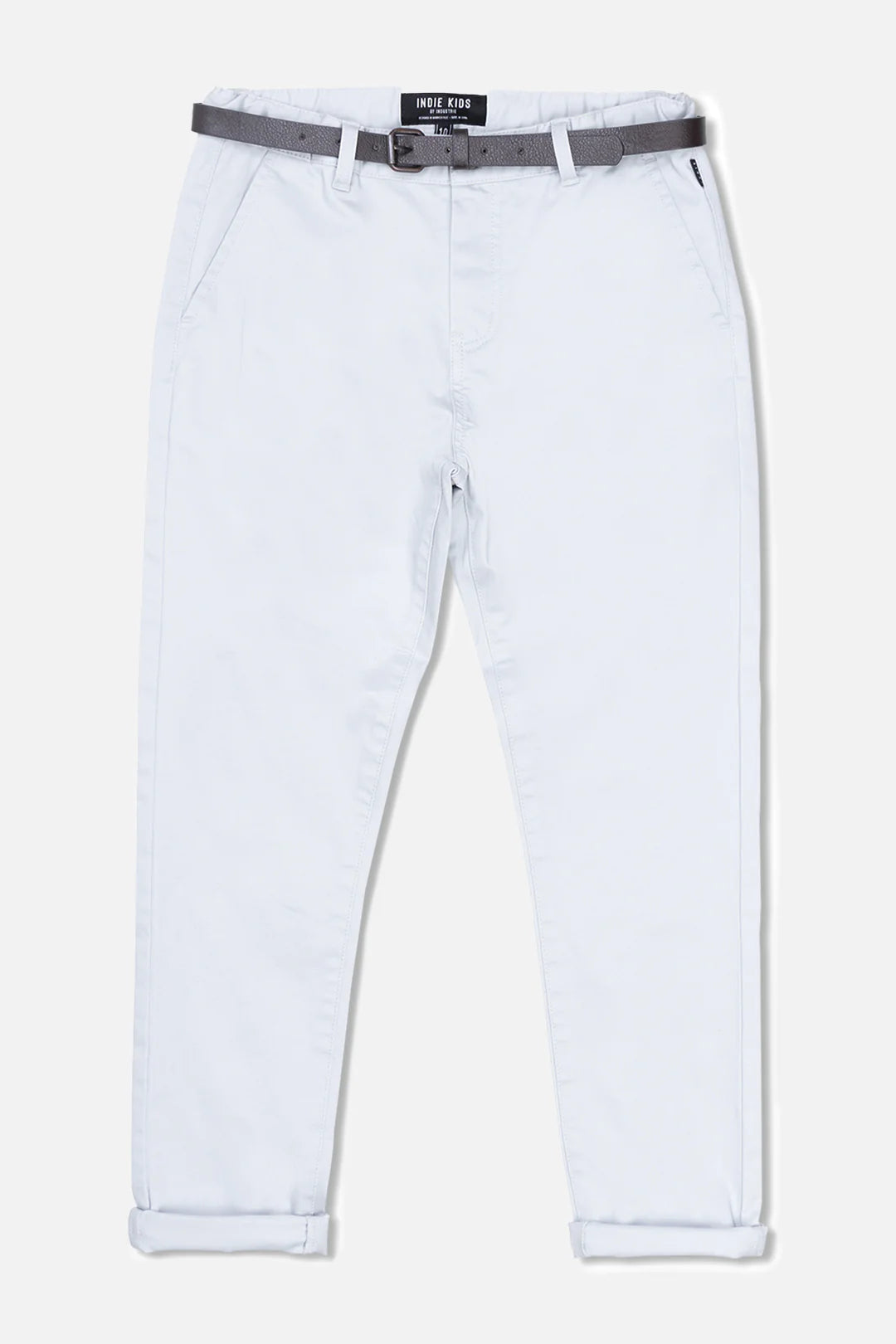 Indie Kids Cuba Stretch Chino - Ice (8-16 Years)