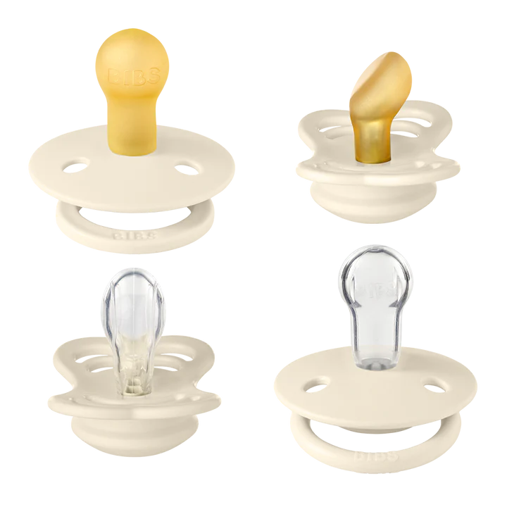 Bibs Ivory Try It Pacifier Collection