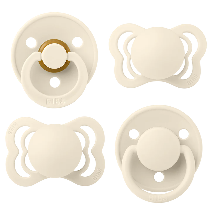 Bibs Ivory Try It Pacifier Collection