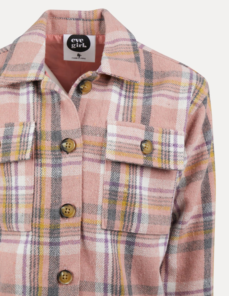 Eve Girl Addison Shacket-Check