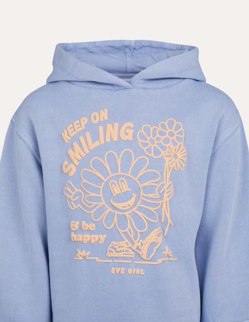 Eve Girl Be Happy Hoody-Lavender