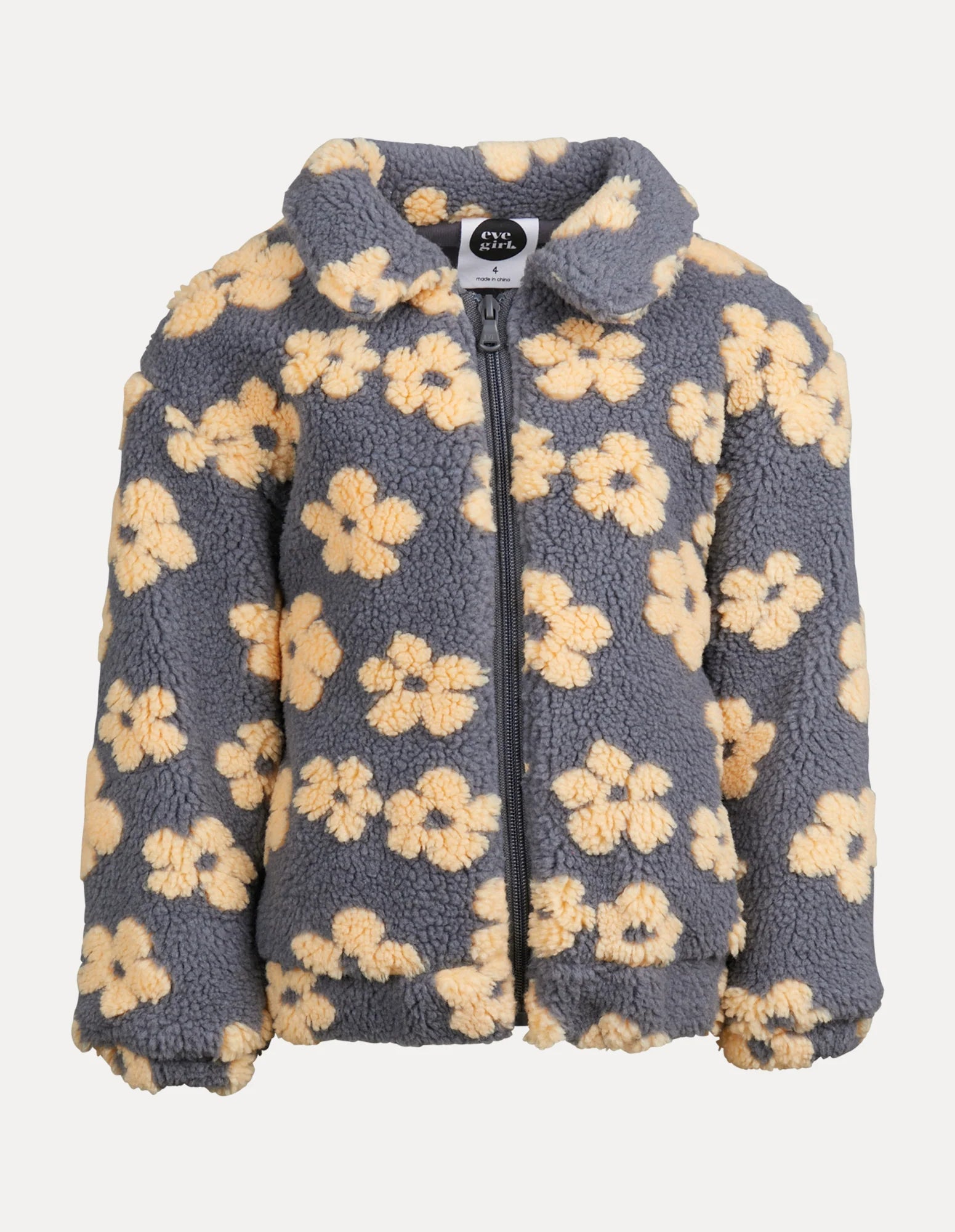 Eve Girl Daisy Jacket-Charcoal
