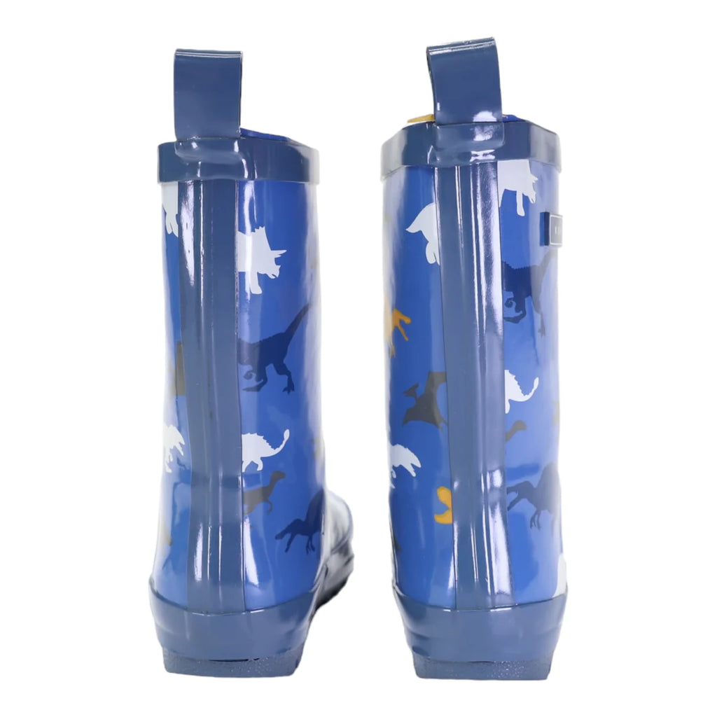 Korango Blue Dinosaur Gumboot