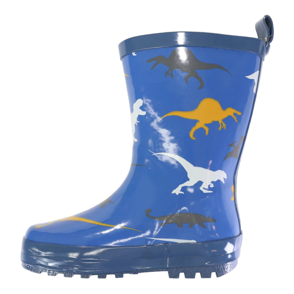 Korango Blue Dinosaur Gumboot