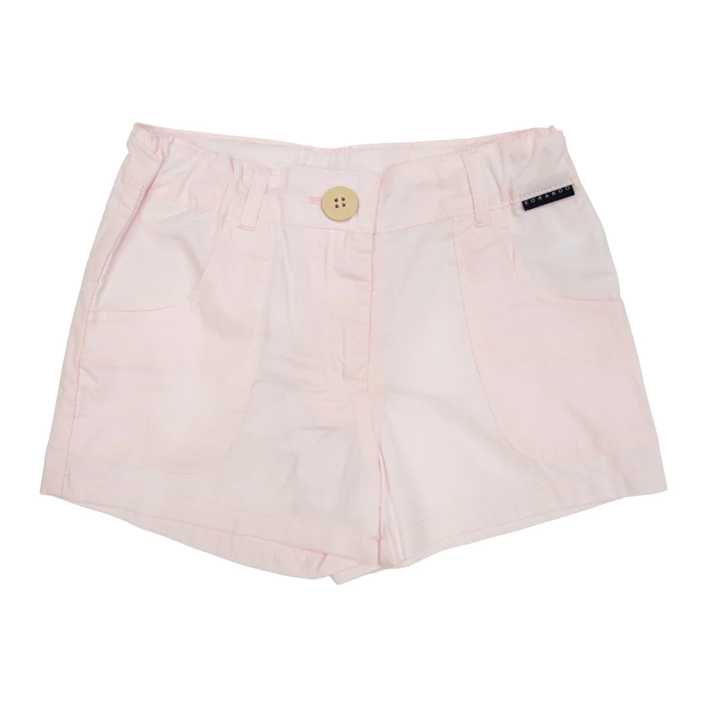 Korango Light Pink Cotton Poplin Short