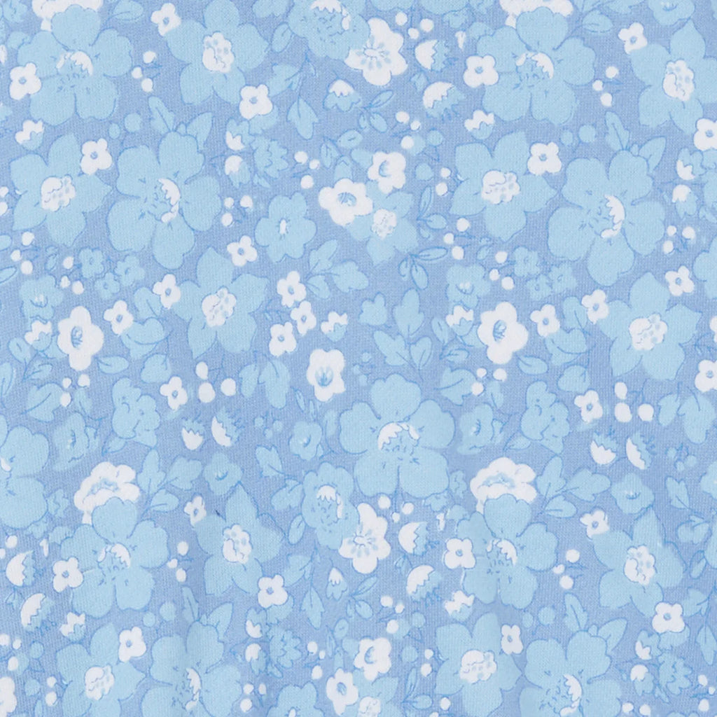 Milky Bluebell Frill Overall - Cornflower