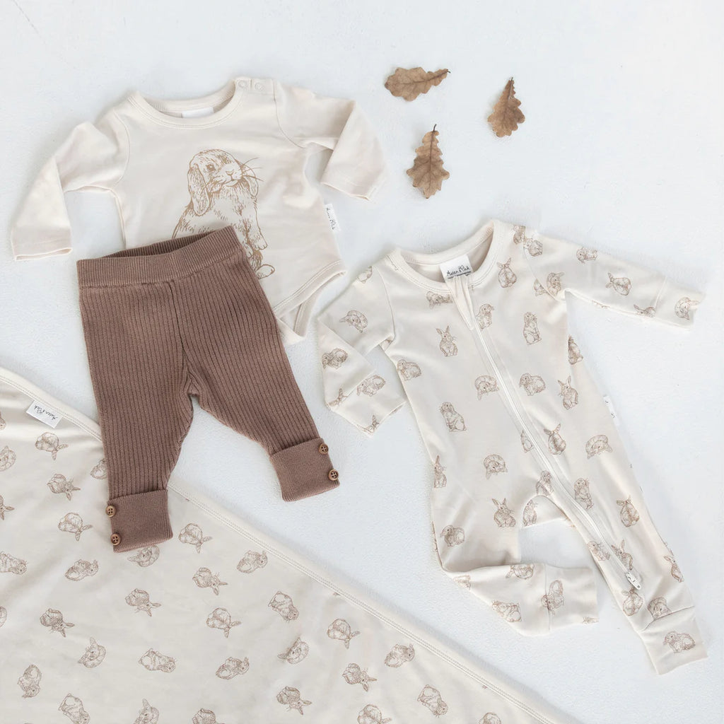 Aster & Oak Umber Knit Legging - Umber